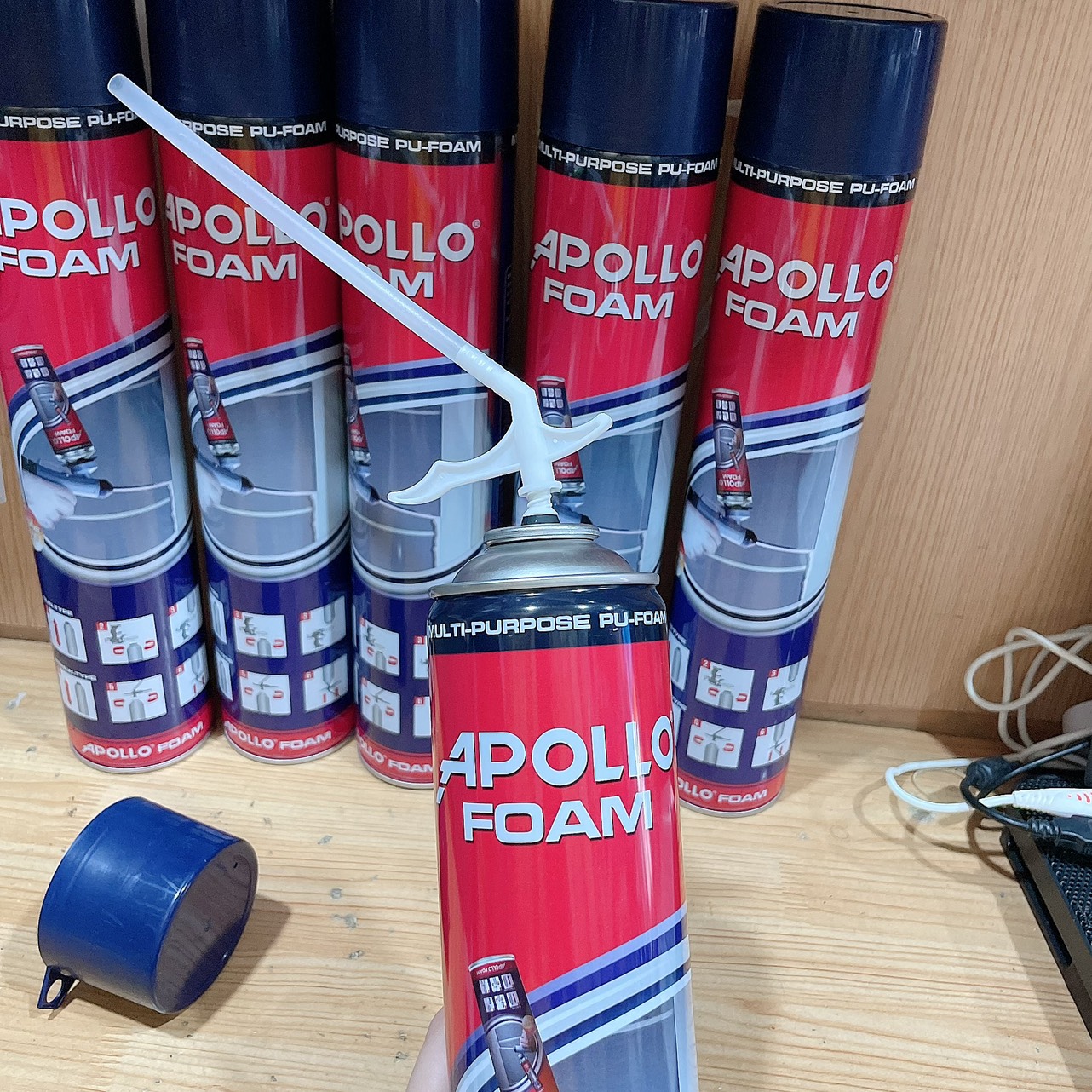Keo Bọt Nở PU Foam Trám bít khe nứt][Hàng chính hãng Apollo]