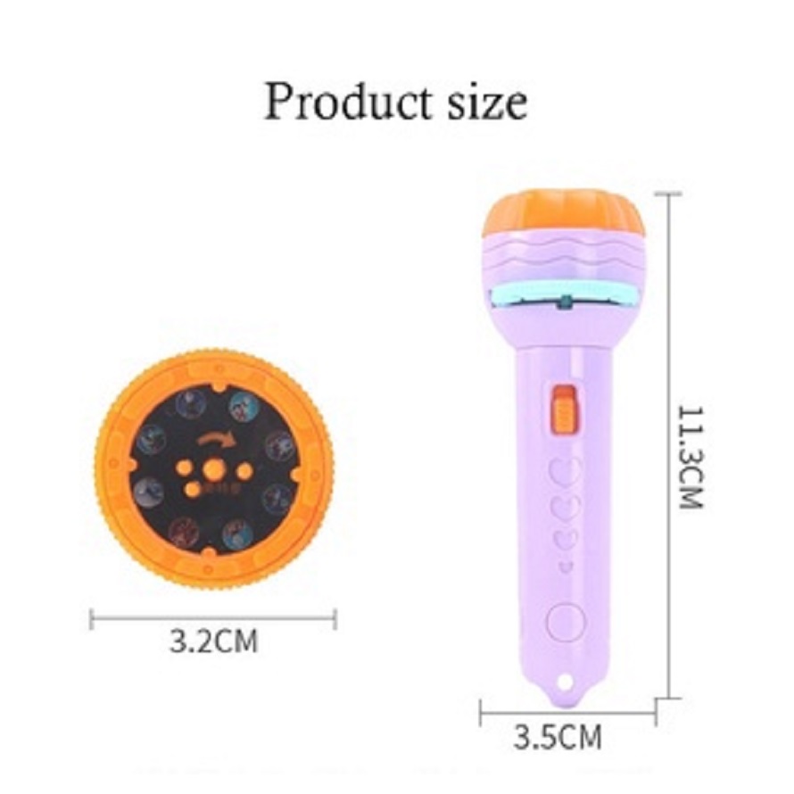 Máy chiếu trẻ em Đèn pin Máy chiếu phát sáng Mini Đồ chơi