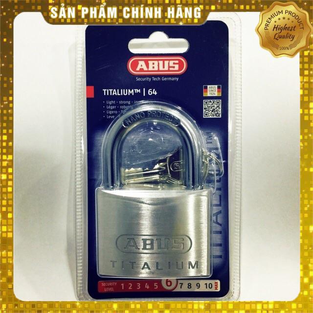 [HCM]Khoá Abus Titanium 64ti/60 chính hãng