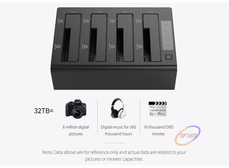 DOCK ORICO 6648US3-C - CLONE DISK