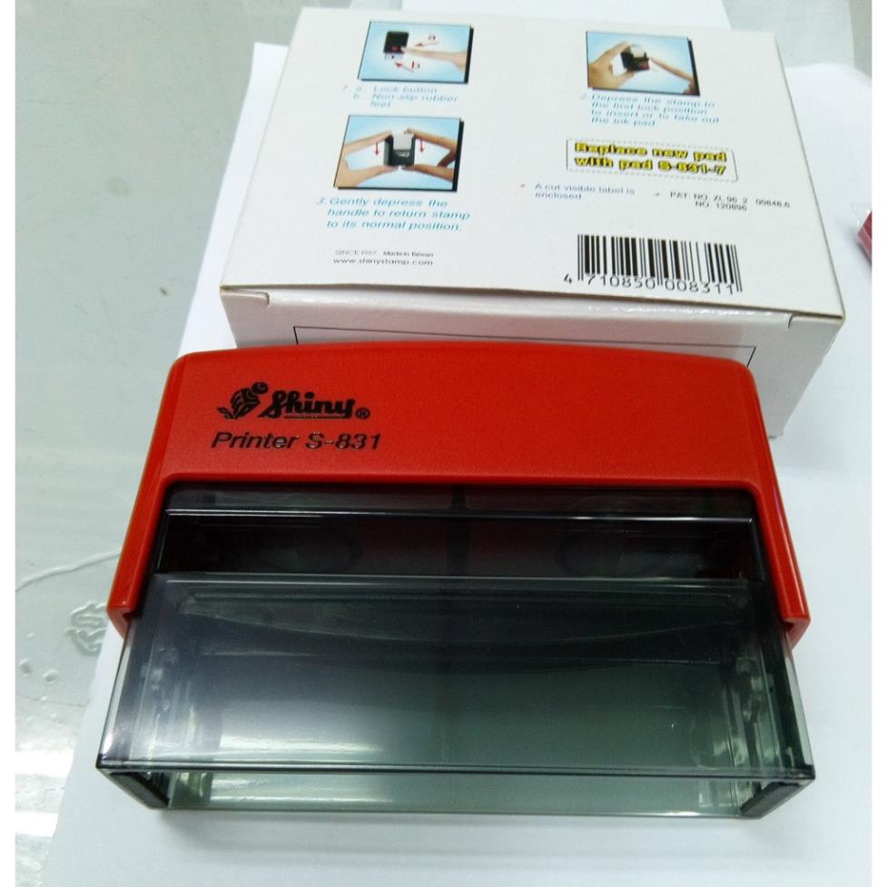 Khắc dấu Shiny S-831 Nội Dung 1 Dòng Dài