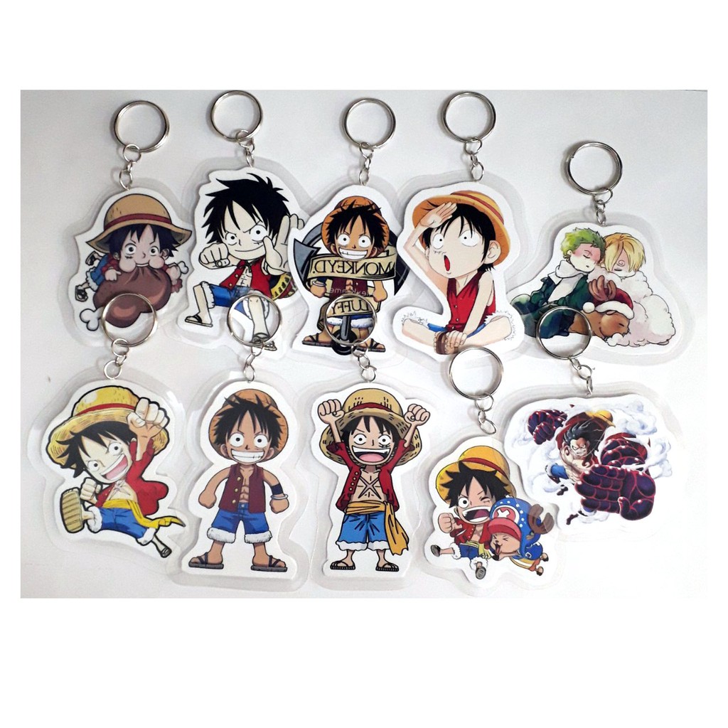 Móc khóa anime One Piece - nhân vật Luffy