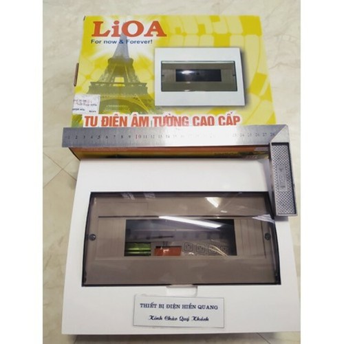 Vỏ tủ điện âm tường Lioa 8-12 MCB ( 6 Át đôi hoặc 12 Át đơn )