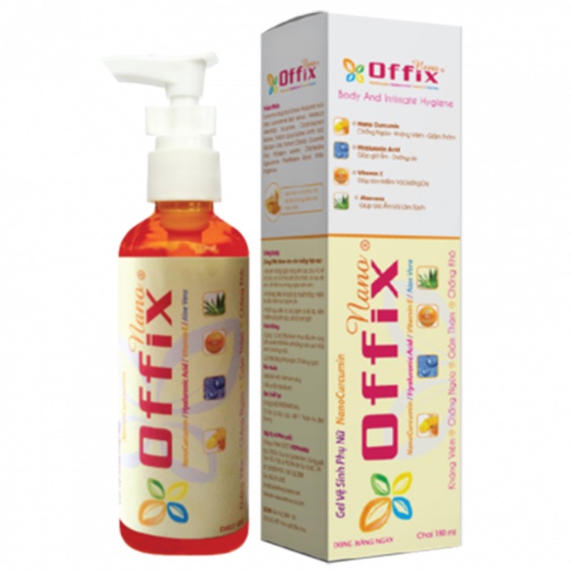 [HCM]Gel vệ sinh phụ nữ OFFIX nano (tinh chất Nghệ nano) 105ml
