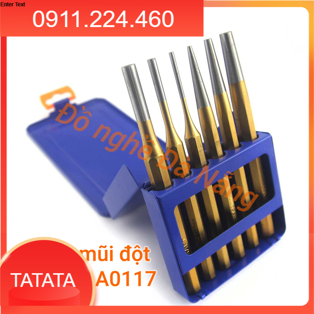 Bộ mũi đột 6 chi tiết c-mart a0117