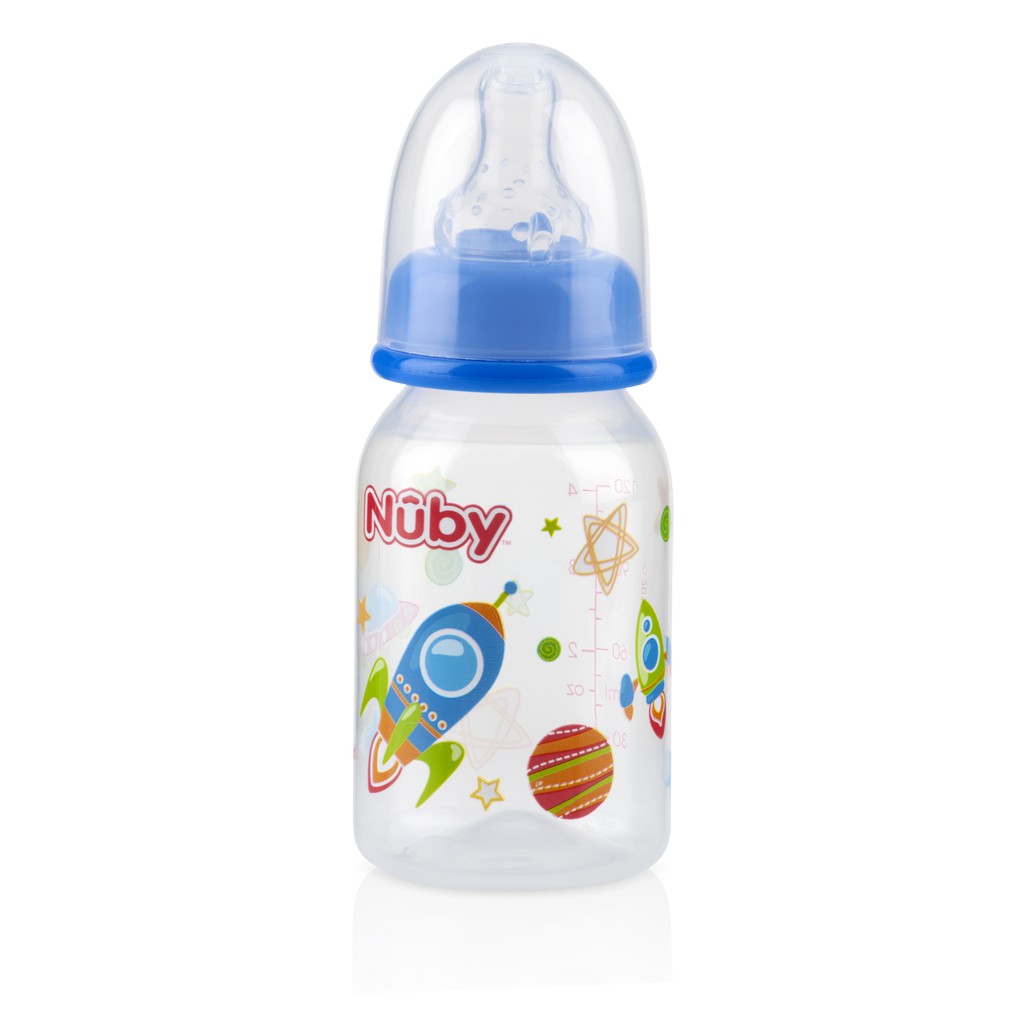 Bình Sữa Nuby cổ hẹp 120ml Cho Bé