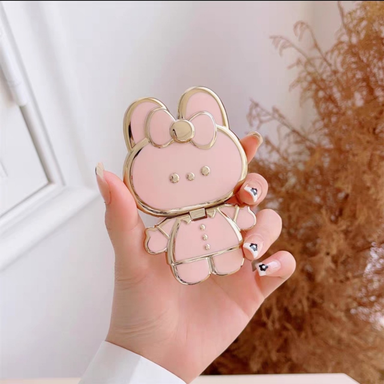 Giá đỡ kèm gương Hello Kitty
