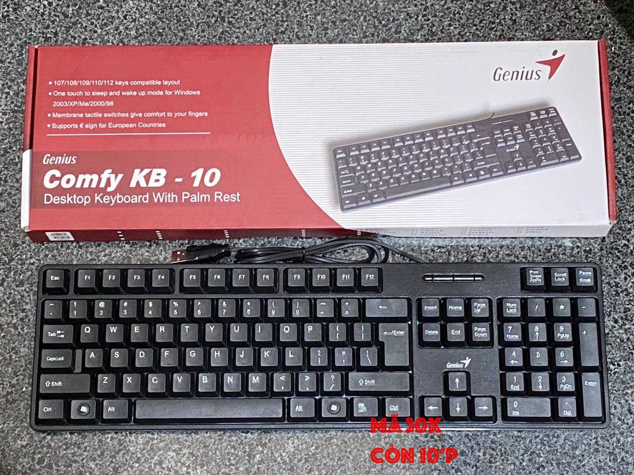 Bàn phím cơ Dell KB 218 (Đen) bàn phím gaming phím nhẹ gõ không đau tay, hãng phân phối chính thức