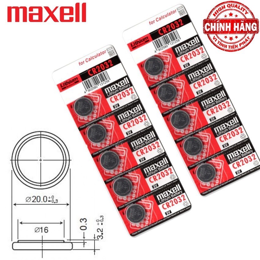 PIN CMOS MAXCELL CR2032