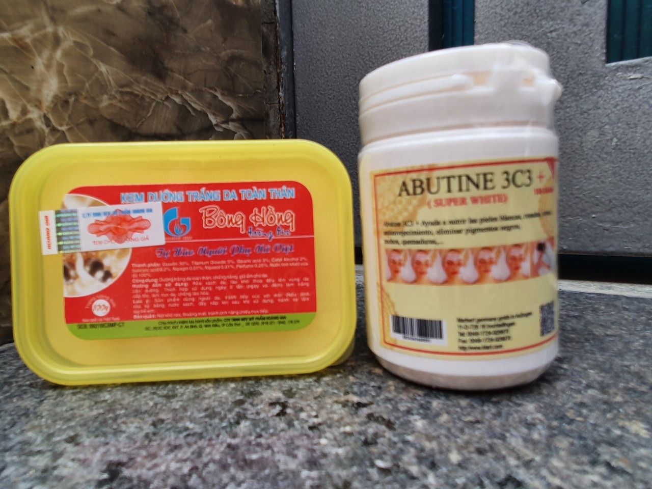 11 món trộn- set kem tự trộn - trắng nhanh - mịn da ( trộn được khoảng 400gram kem)