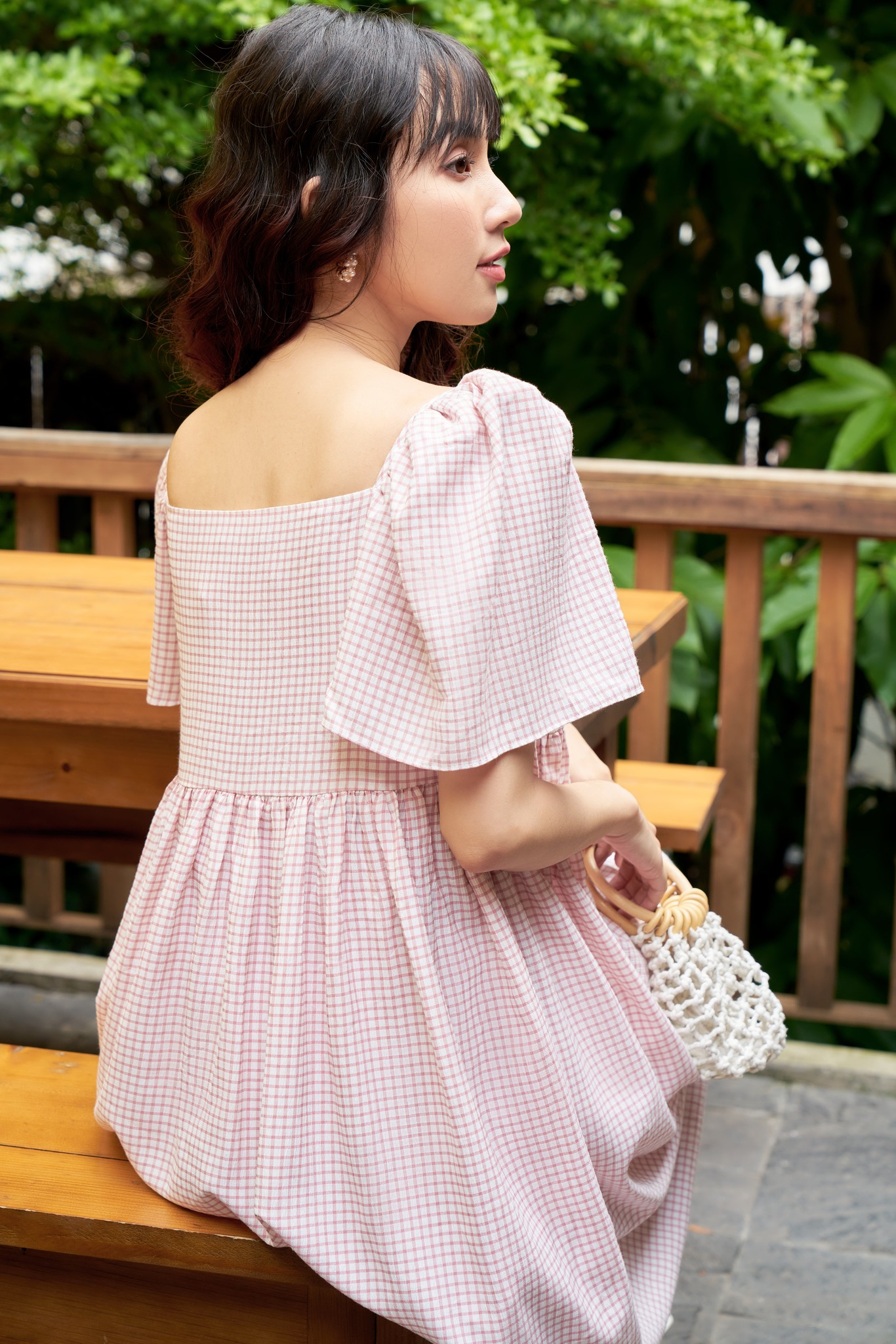 OLV - Đầm Bona Checked Dess