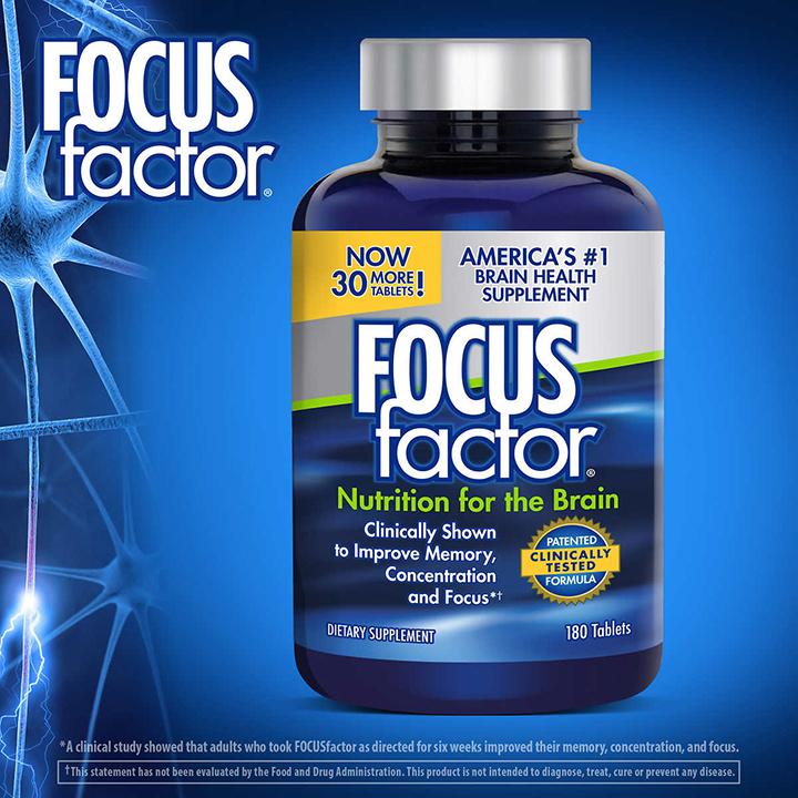 Bổ Não Focus Factor Nutrition For The Brain 180 Viên