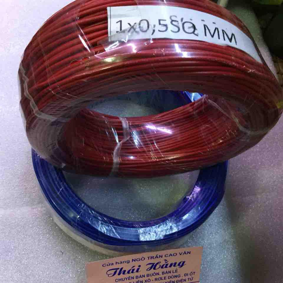 Dây điện 1x0.5 mềm giá 100 mét