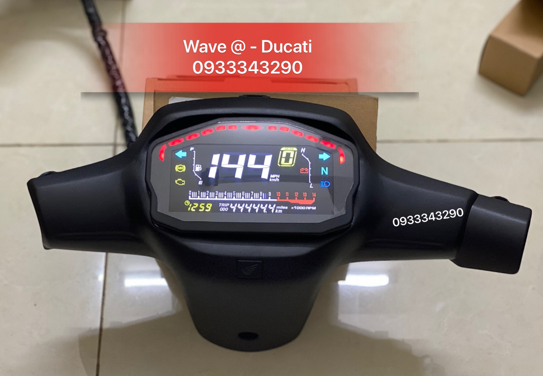 Bộ Bợ Cổ Wave Nhỏ Wave Thái Chế Đồng Hồ Ducati