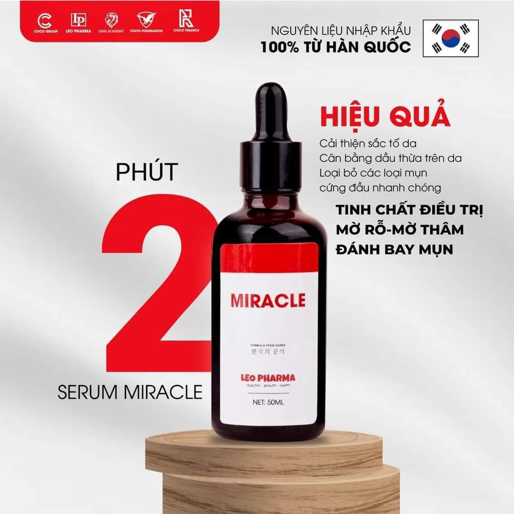 TÁI TẠO DA MIRACLE 50ml