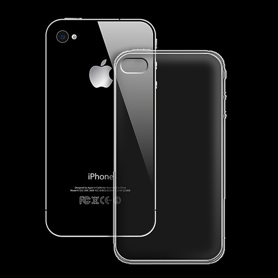 Ốp lưng dẻo trong chống bẩn, chống ố vàng cho Iphone 4, 4S (loại A+)