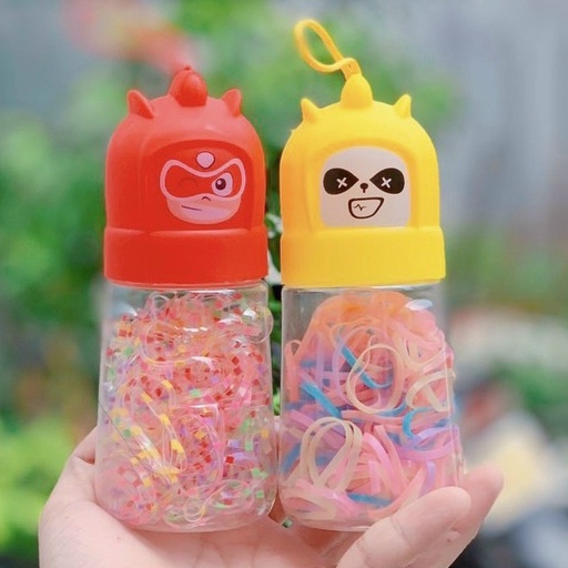 Chai thun cho bé gái hình thỏ cute, thun cột tóc siêu dẻo