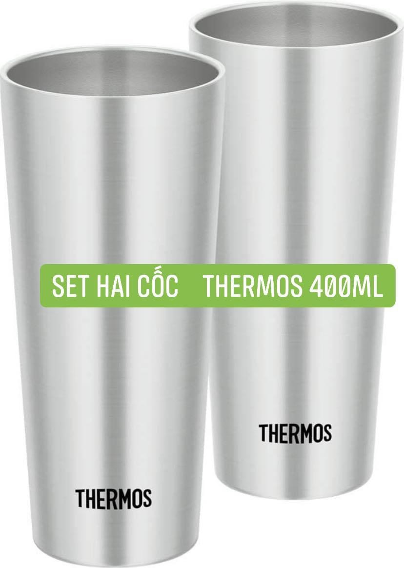 [Hàng nội địa Nhật] Set 2 cốc giữ nhiệt THERMOS 400ml nội địa Nhật