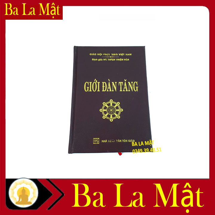 Kinh Giới Đàn Tăng Trọn Bộ Bìa Da ( BA LA MẬT SHOP )
