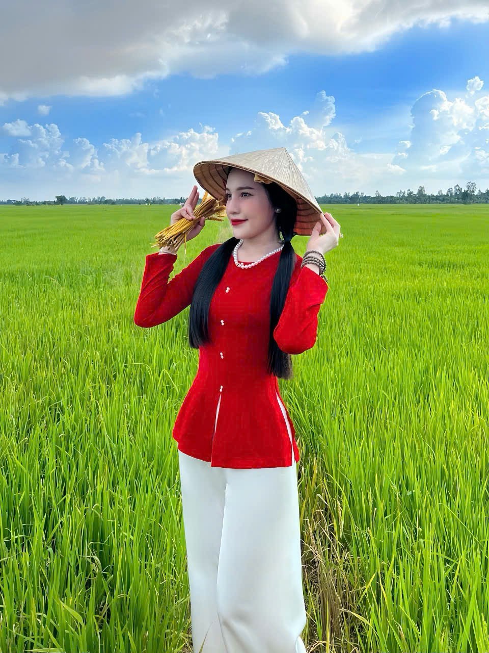 ÁO BÀ BA VẢI LỤA TRƠN