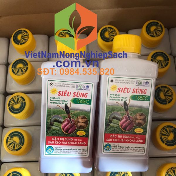Fisau 135ec – thuốc đặc trị sùng đất gây hại cây trồng chai 450ml