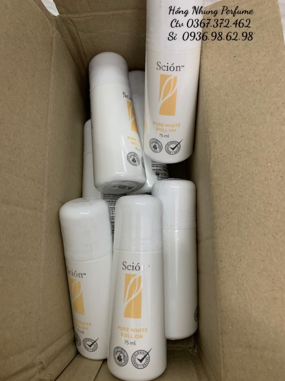 Lăn nách khử mùi Scion Pure White Roll On 75ml