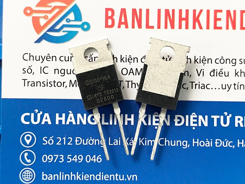 [Combo 2 chiếc] DSI30-16A Diode IXYS 30A 1600V