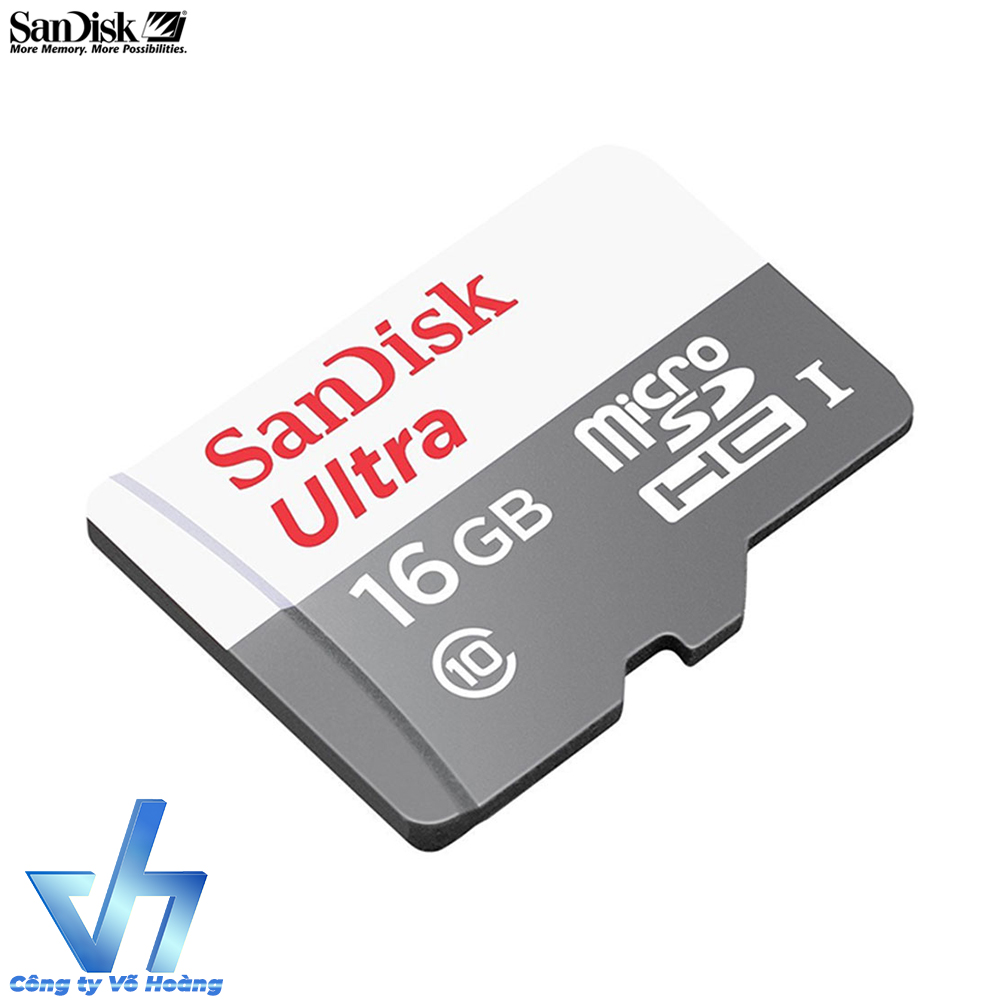 Thẻ nhớ 16GB Sandisk Ultra MicroSD Class 10 100MB/s