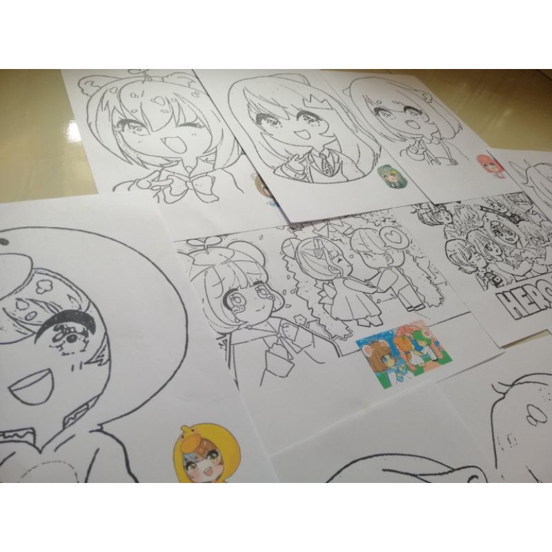 COMBO 10 TỜ GIẤY TÔ MÀU - HERO TEAM
