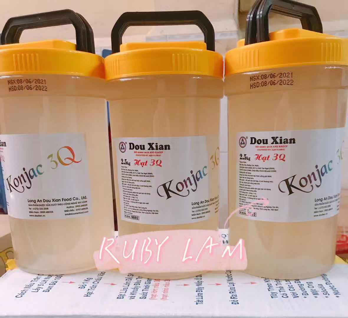 THẠCH CÁ DOUXIAN - 2.5kg - Topping trà sữa - THƠM NGON