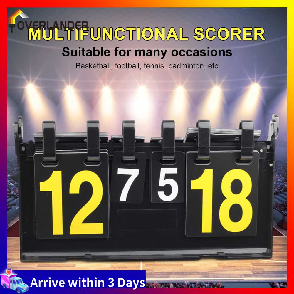 4Digit Score Board Portable Scoreboard Basketball Football Volleyball