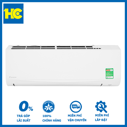 [Trả góp 0%]Điều hòa Daikin 1 chiều ATF25UV1V/ARF25UV1V 9300 BTU