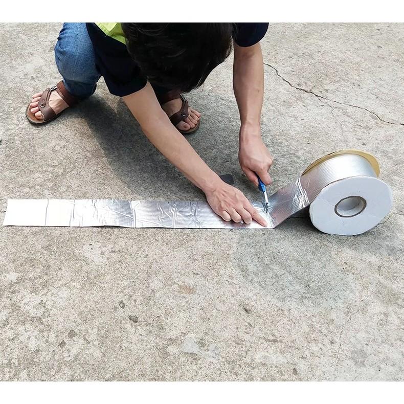 10M BĂNG DÍNH BẠC SIÊU DÍNH CHỐNG THẤM