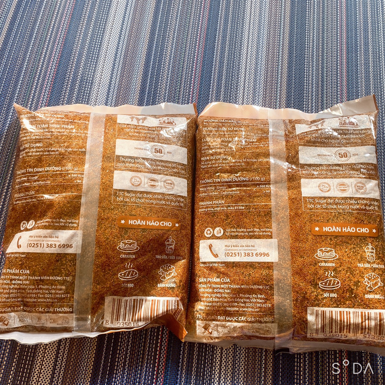 Đường Đen Nữ Hoàng Biên Hoà Gói1kg