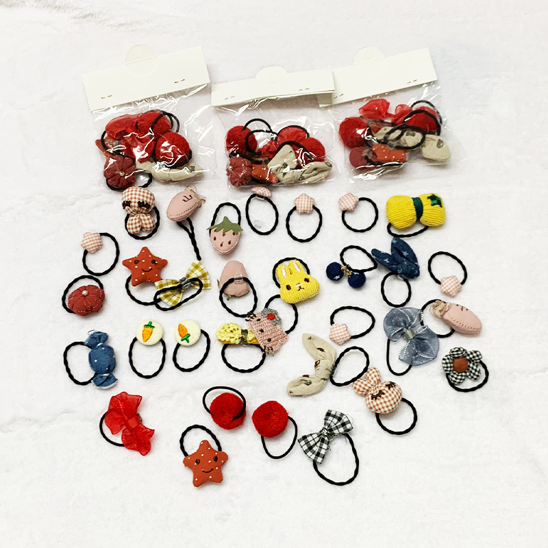 Combo chun dây cột tóc thời trang cho nữ và bé gái