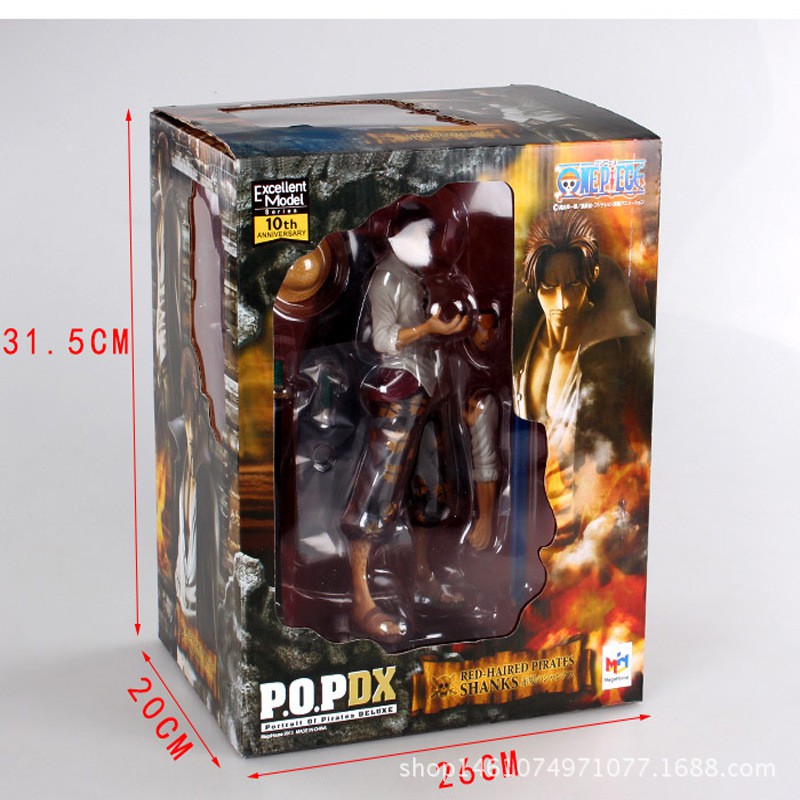 Mô hình Shanks tóc đỏ POP - Mô hình One Piece