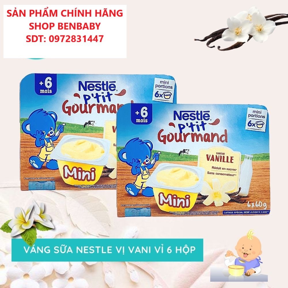 [FREESHIP - MẪU MỚI] Váng sữa Nestle Pháp ( Date mới)