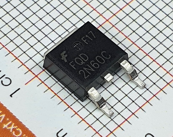 2n60 fqd2n60c mosfet n-ch 2a 600v to-252