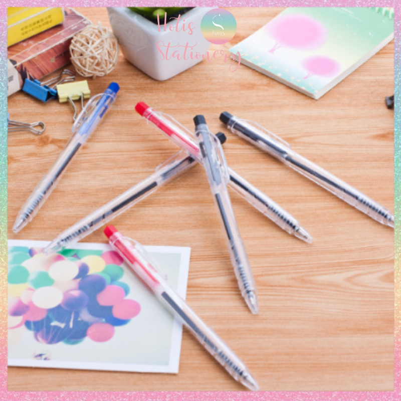 [HOTIS] Bút bi 0.7mm - Xanh/ Đen/ Đỏ (Set 5 cây)