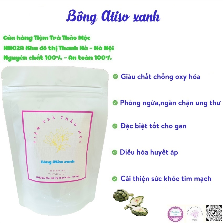 Bông Atiso xanh Đà Lạt