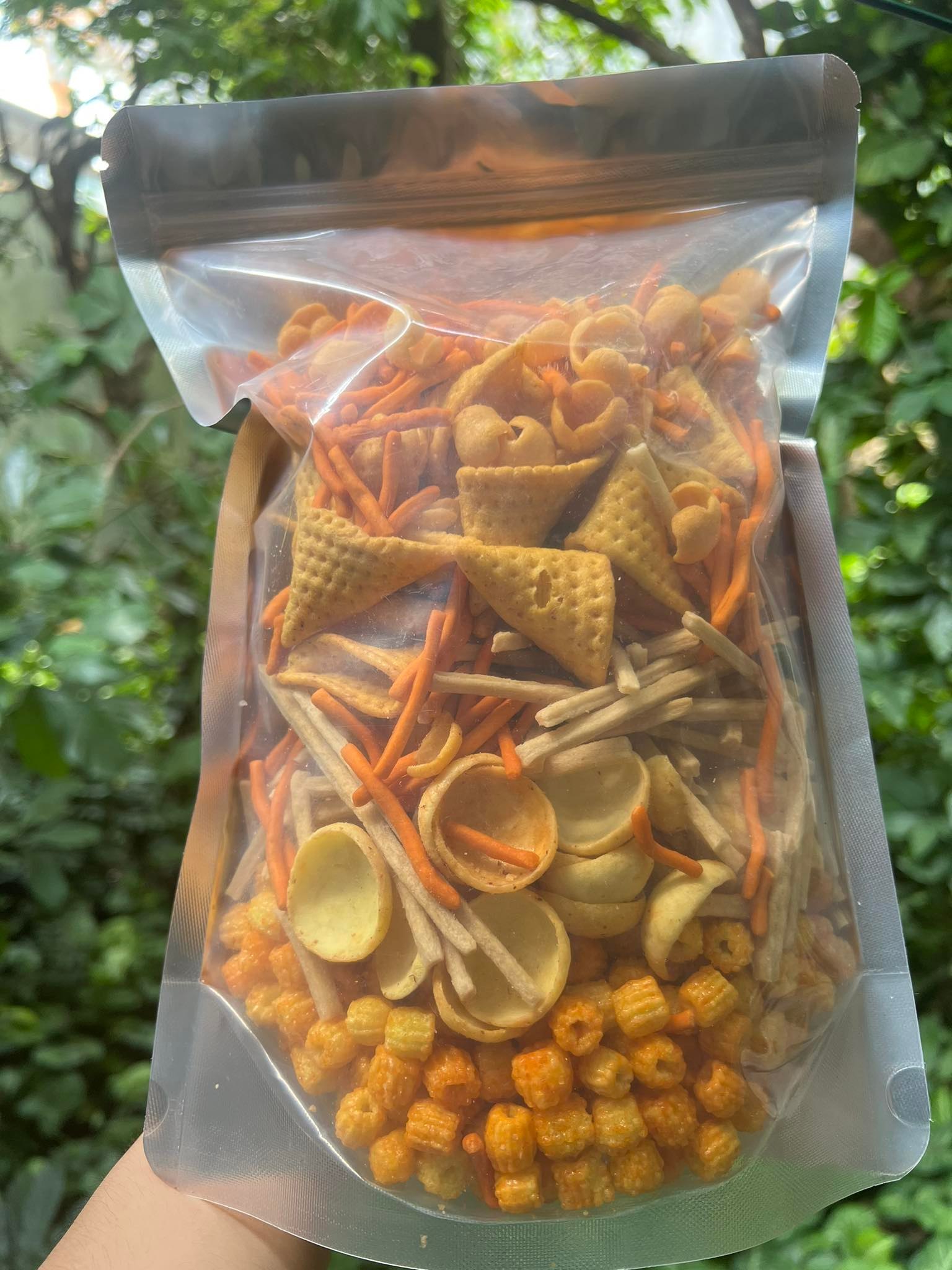 COMBO 500G TÁ LẢ + 500GR SNACK SÒ PHÔ MAI