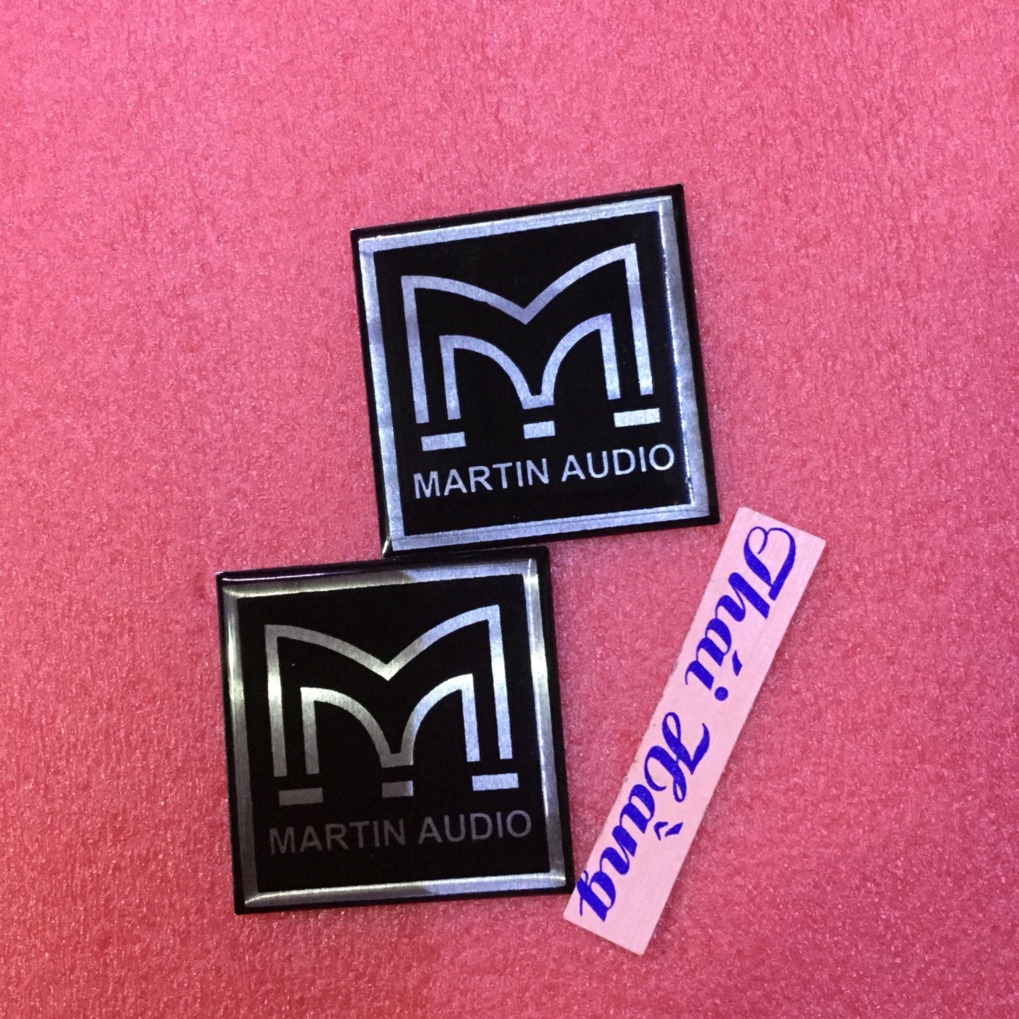 1 đôi Tem chữ nhôm M -MARTIN AUDIO