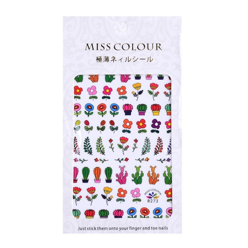 Sticker nail hình dán móng đáng yêu BYH050