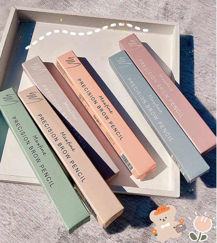 Chì Kẻ Mày 2 Đầu Thanh Mãnh Maxfine - BBN Pastel Auth Nội Địa