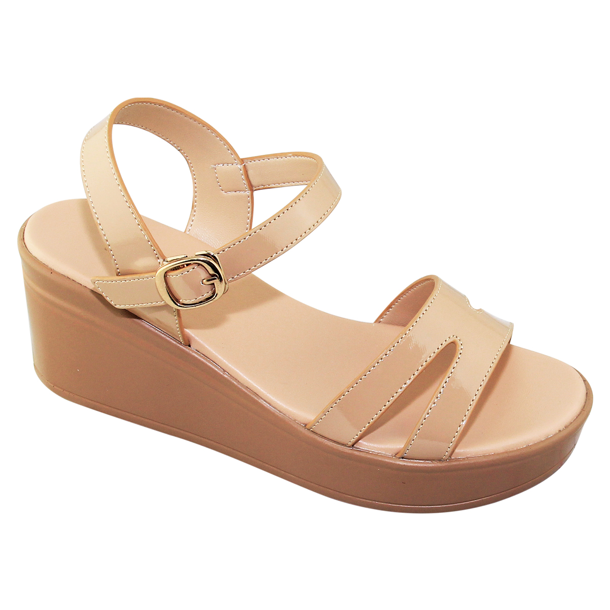 Giày sandal quai hậu nữ bita's đế xuồng bằng cao quai dán syn.285 - bitas