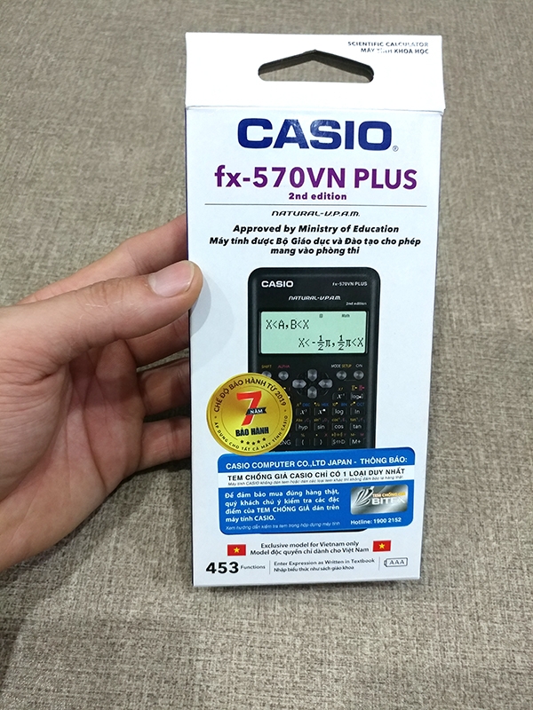 Máy Tính Casio Ver2019 FX - 570 VN PLUS