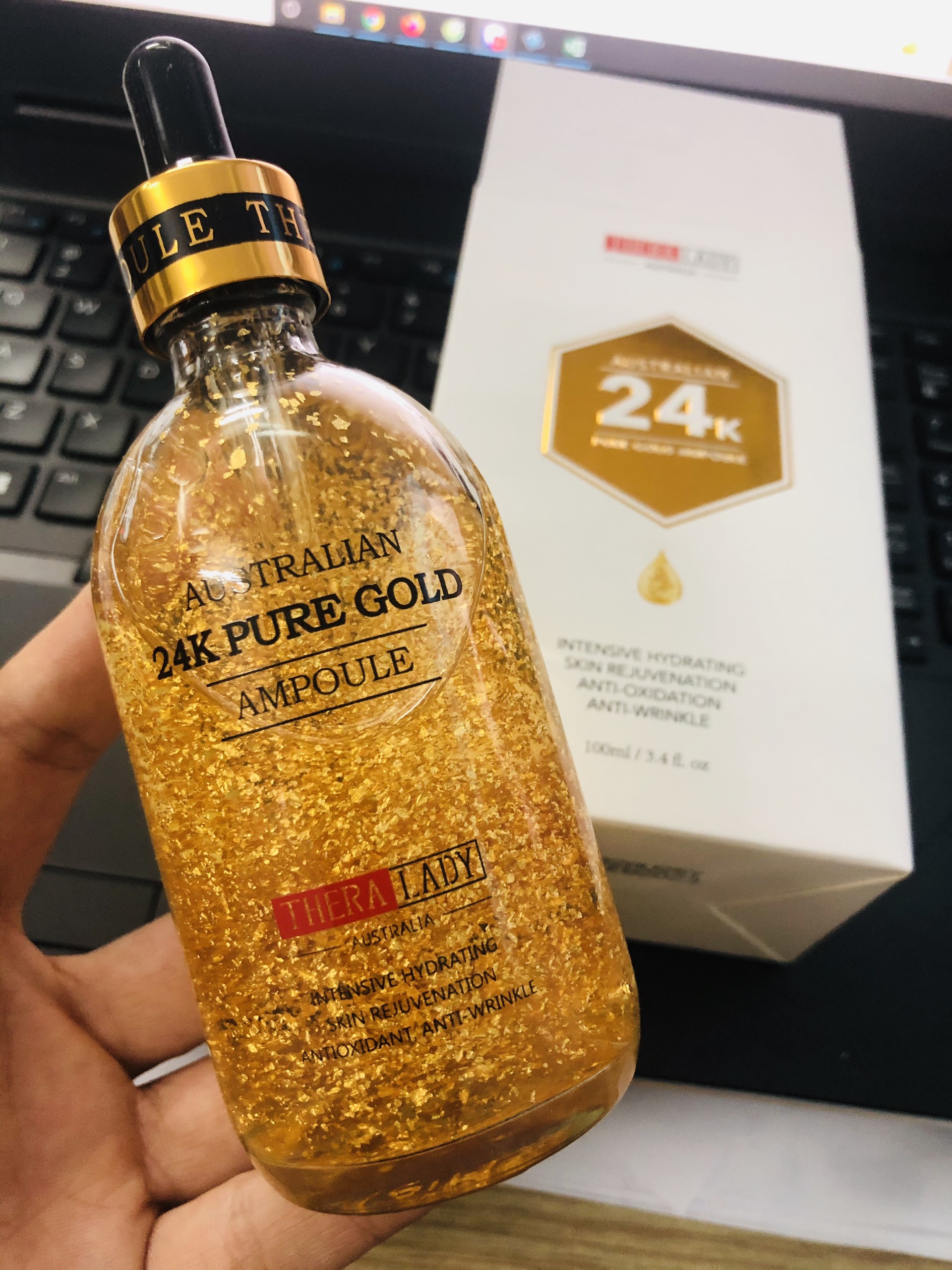 Tinh chất dưỡng da 24k Pure Gold Ampoule 100ml
