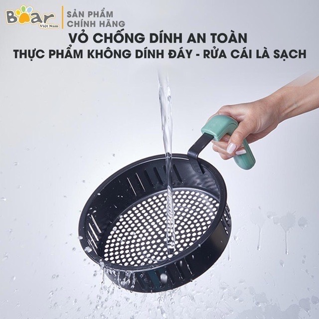 Nồi Chiên Không Dầu BEAR QZG B11D2 (5L)