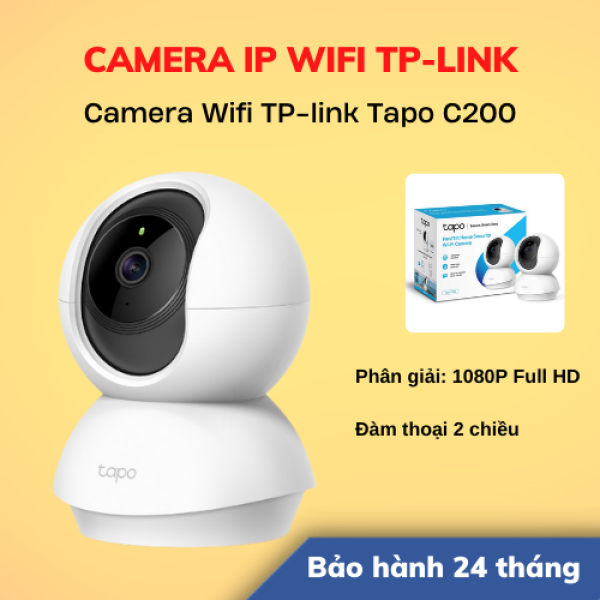 [Hoả Tốc 4h - HCM] Camera Wifi TP-link Tapo C200 Camera 360 1080p | Hàng Chính Hãng | Bảo Hành 24 Tháng | LSB Store