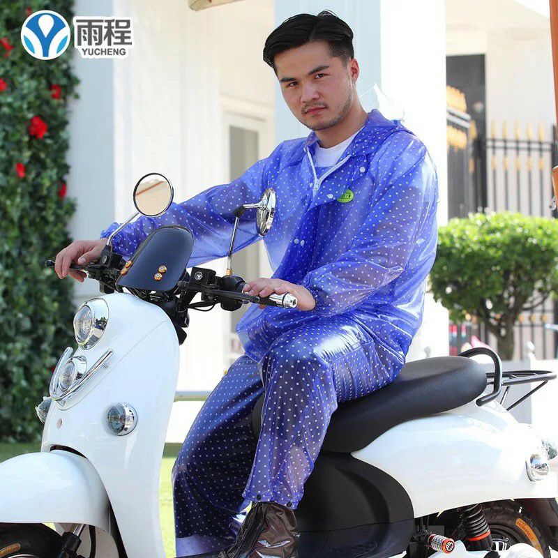 Bộ quần áo mưa chấm bi siêu dai hàng loại 1